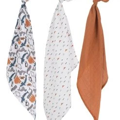 Jollein Linen Muslin 3 Pack 70 X70 Cm