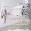 Detuin Baby Furniture Hanging Crib Macrame