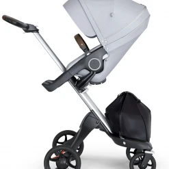 Stokke Xplory 2018 V6 Stroller Silver Chassis From