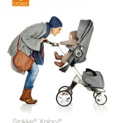 Stokke Xplory 2018 V6 Stroller Silver Chassis From