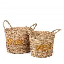 Kids Depot Basket Set Of 2 Messy Stuff Baby Furniture