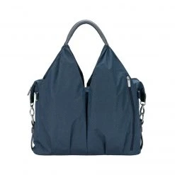 Lässig Bath & Changing Lassig Baby Bag Neckline Spin Dye Bleu Melange