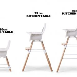 Baby Furniture Childhome Evolu Anthra-White High Chair