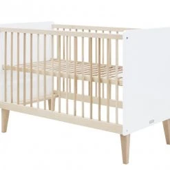 Bopita Indy Cot 120x 60 White/ Natural Baby Furniture