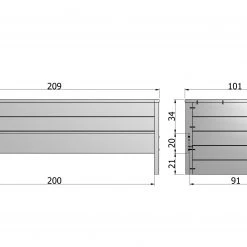 De Eekhoorn Jade Bed Single