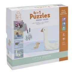 Little Dutch LD 4 In A Box Puzzle Little Goose Toys