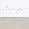 Jollein Flat Sheet 'Love You" 120 X150 2 Jollein Flat Sheet 'Love You" 120 X150