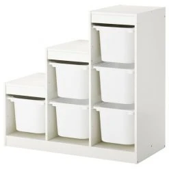 Ikea Trofast Element White 99x 44x 94cm + 6 Boxes Baby Furniture