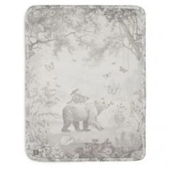 Jollein Jersey Blanket 75x100cm Forest Animals Linen