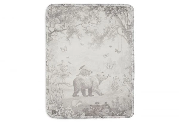 Jollein Jersey Blanket 75x100cm Forest Animals Linen 4 Jollein Jersey Blanket 75x100cm Forest Animals Linen