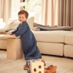 Jollein Linen Sleeping Bag With Detachable Sleeves 90cm