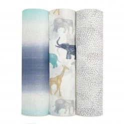 Linen Aden & Anais Swaddle Bamboo 3 Pack 19 Linen Aden & Anais Swaddle Bamboo 3 Pack