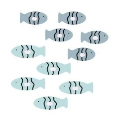LM Baby Art Wall Stickers Fish Décor