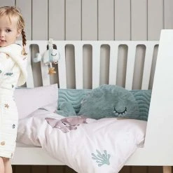 Done By Deer Quilted Bed Bumper With Strings