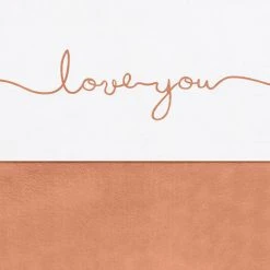 Jollein Flat Sheet 'Love You
