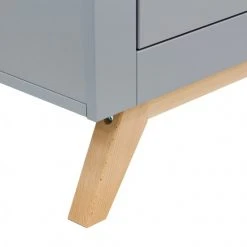 Bopita Baby Furniture Fenna 3 Drawer Dresser Grey/ Natural