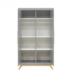 Bopita Fenna 2 Door Wardrobe Grey/ Natural
