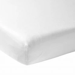 Meyco Fitted Sheet White 140x70cm Linen