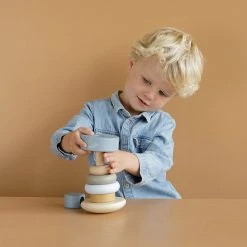 Little Dutch LD Wooden Rocking Ring Stacker Toys