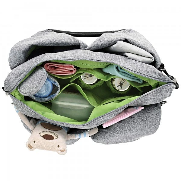 Lässig Lassig Neckline Black Melange Bath & Changing 4 Lässig Lassig Neckline Black Melange Bath & Changing