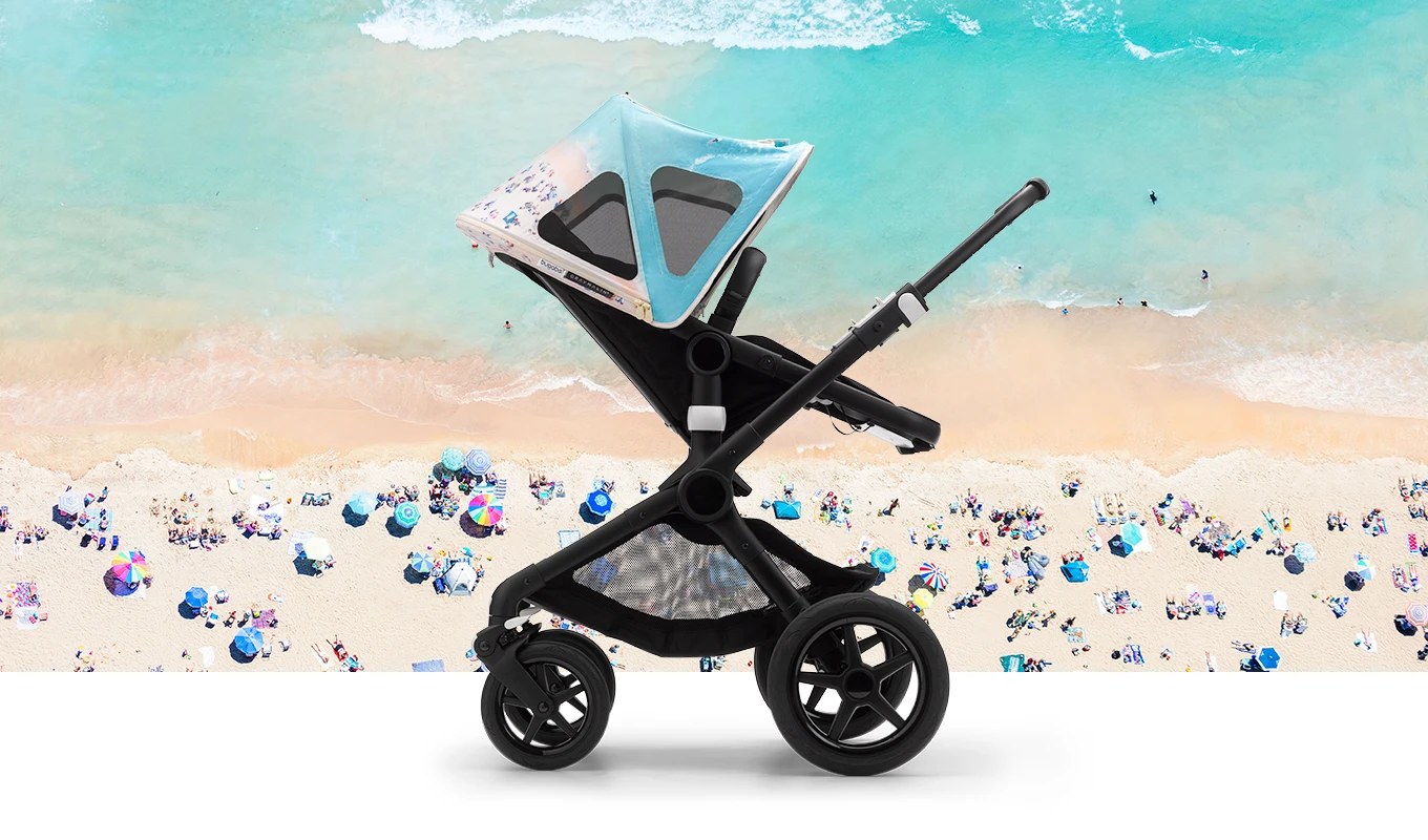 Bugaboo Fox2 Canopy Gray Malin Prams & Strollers 5 Bugaboo Fox2 Canopy Gray Malin Prams & Strollers