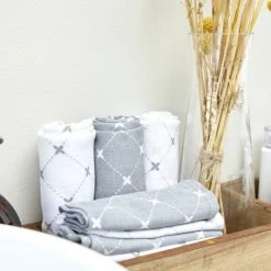 Meyco Swaddle 3 Pack 70x70 Cm Linen 10 Meyco Swaddle 3 Pack 70x70 Cm Linen