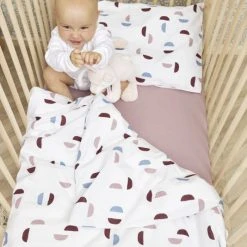 Meyco Duvet Cover 100 X 135 Shapes Lilac Linen