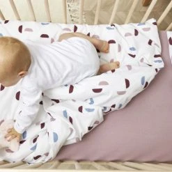 Meyco Duvet Cover 100 X 135 Shapes Lilac Linen