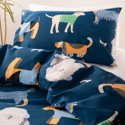 Linenhouse Duvet Cover Set Dog Days Linen