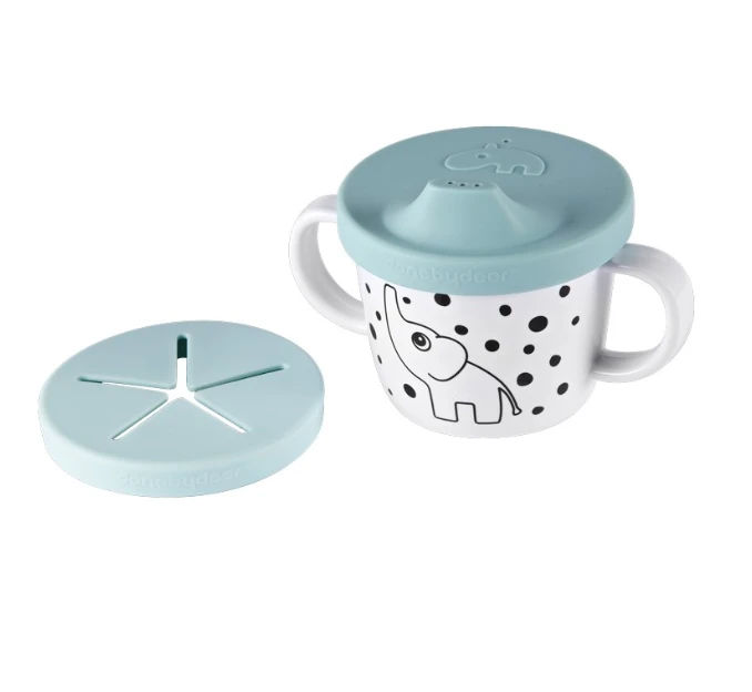 Done By Deer Silicone Spout/ Snack Cup Elphee 3 Done By Deer Silicone Spout/ Snack Cup Elphee