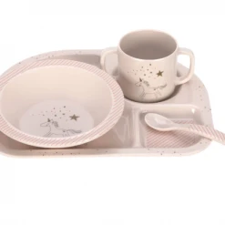 Lässig Mealtime Essentials Dinner Set Melamine / Silicone Lassig