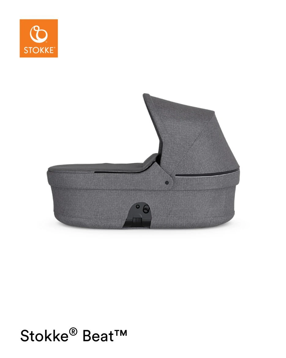 Stokke Beat Carry Cot Black Melange 3 Stokke Beat Carry Cot Black Melange