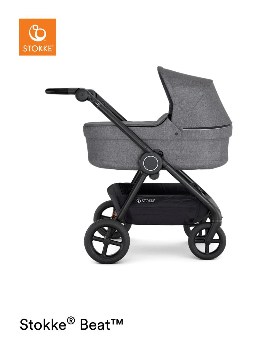 Stokke Beat Carry Cot Black Melange 4 Stokke Beat Carry Cot Black Melange