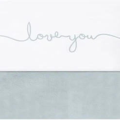 Jollein Flat Sheet 'Love You
