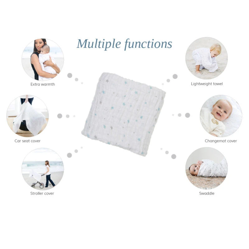 Linen Baby Sense Muslin Receiver 6 Linen Baby Sense Muslin Receiver