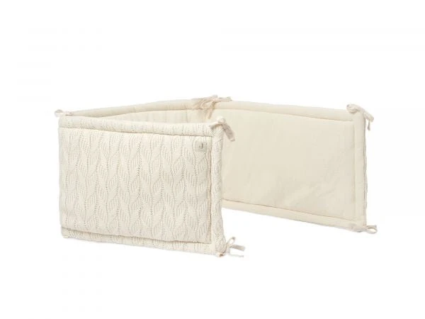 Linen Jollein Cot Bumper River Knit 35 X 180cm 10 Linen Jollein Cot Bumper River Knit 35 X 180cm