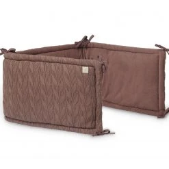 Jollein Cot Bumper Spring Knit 35 X 180 Cm Linen