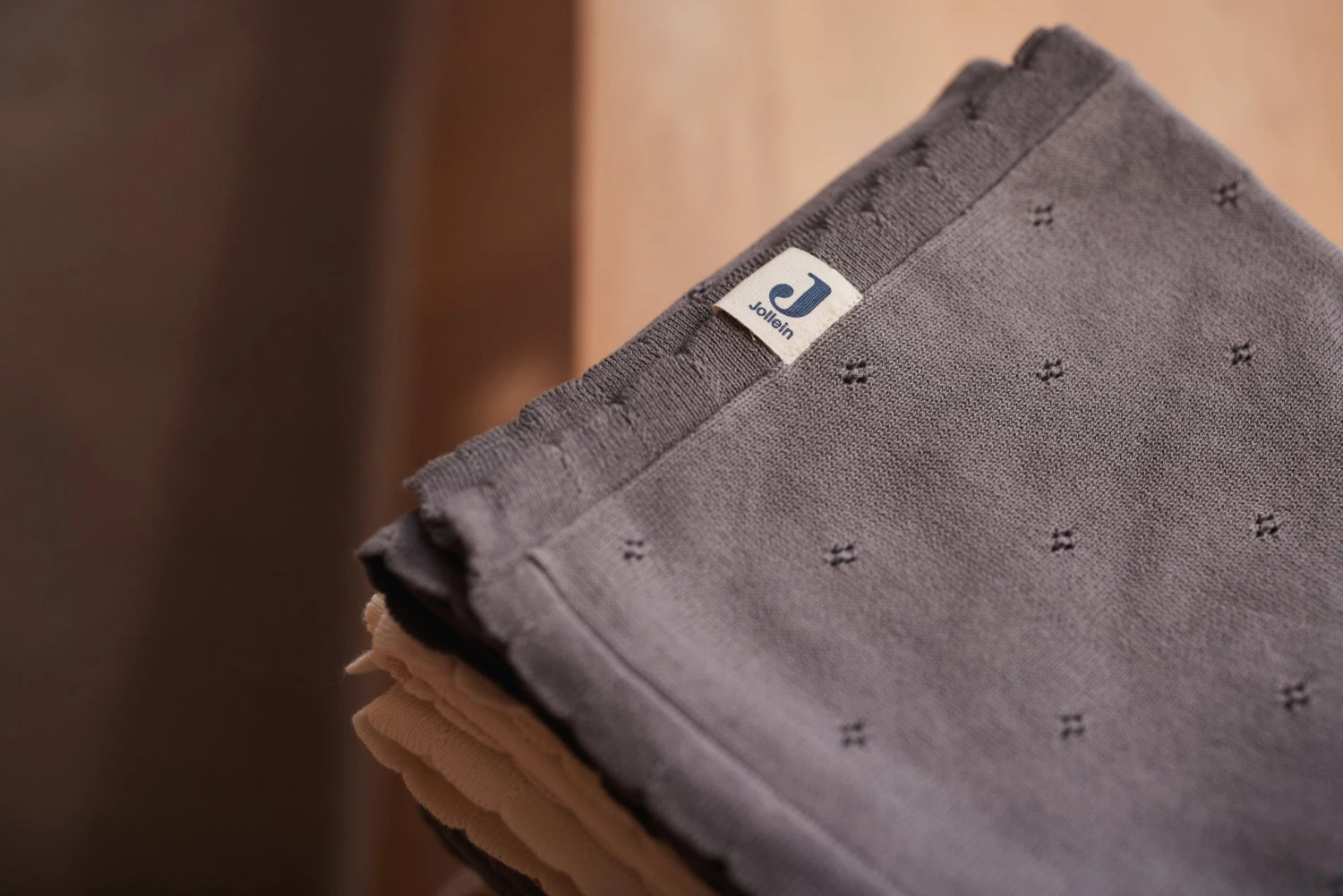 Jollein Linen Blanket Pointelle 75 X 100 Cm 19 Jollein Linen Blanket Pointelle 75 X 100 Cm