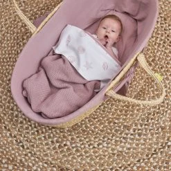 Meyco Linen Organic Cot Blanket Mini Relief 100x150cm