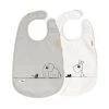 Done By Deer Bib Velcro 2 Pack Deer Friends Feeding