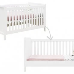 Baby Furniture Bopita Corsica Cotbed 70x140 White
