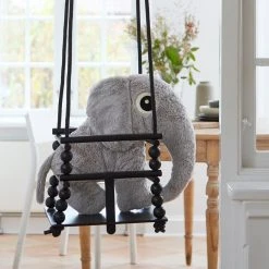 Done By Deer Wooden Swing Black