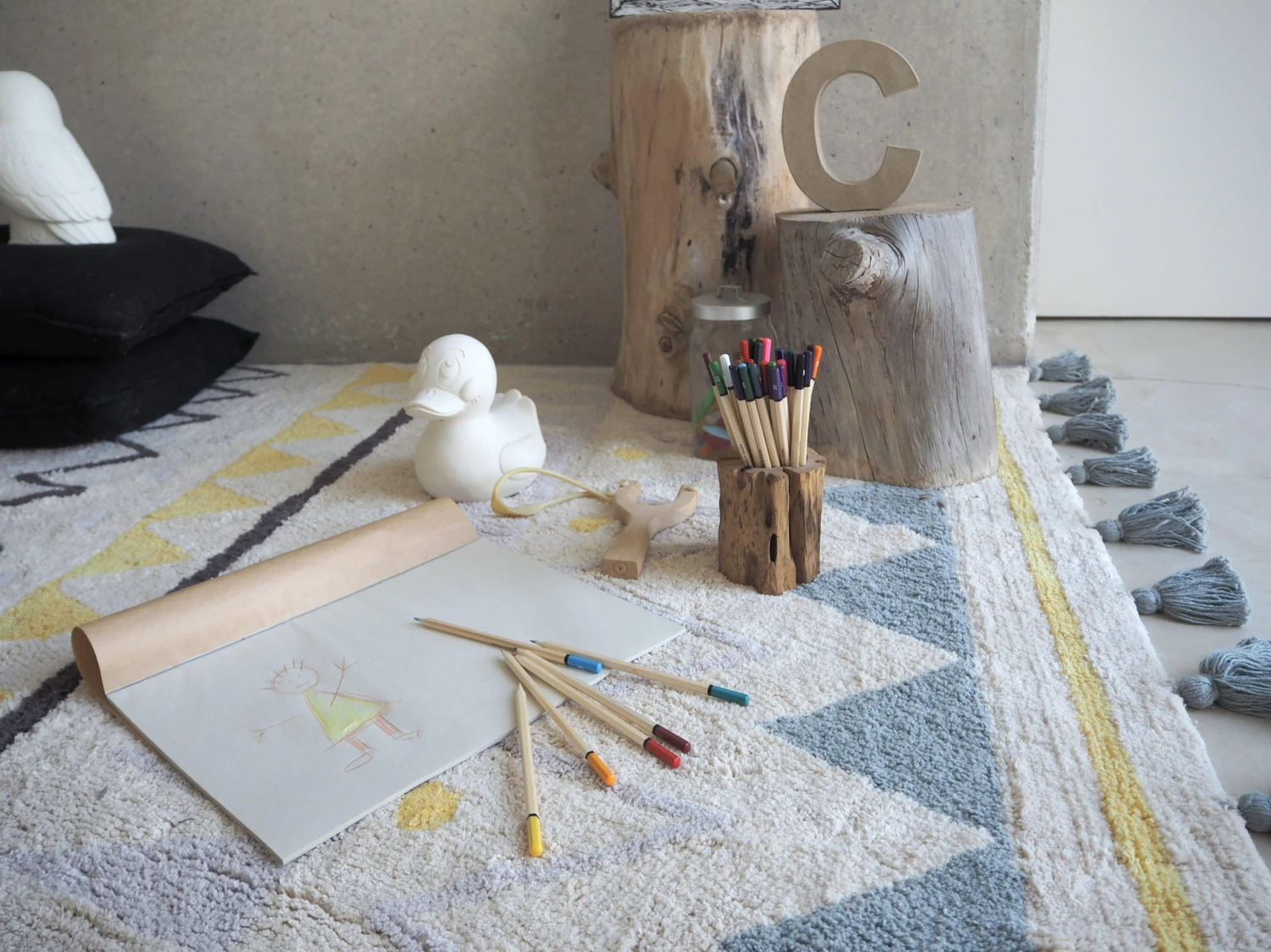 Lorena Canals Rug Aztec Natural 120cm X 160cm Décor 5 Lorena Canals Rug Aztec Natural 120cm X 160cm Décor