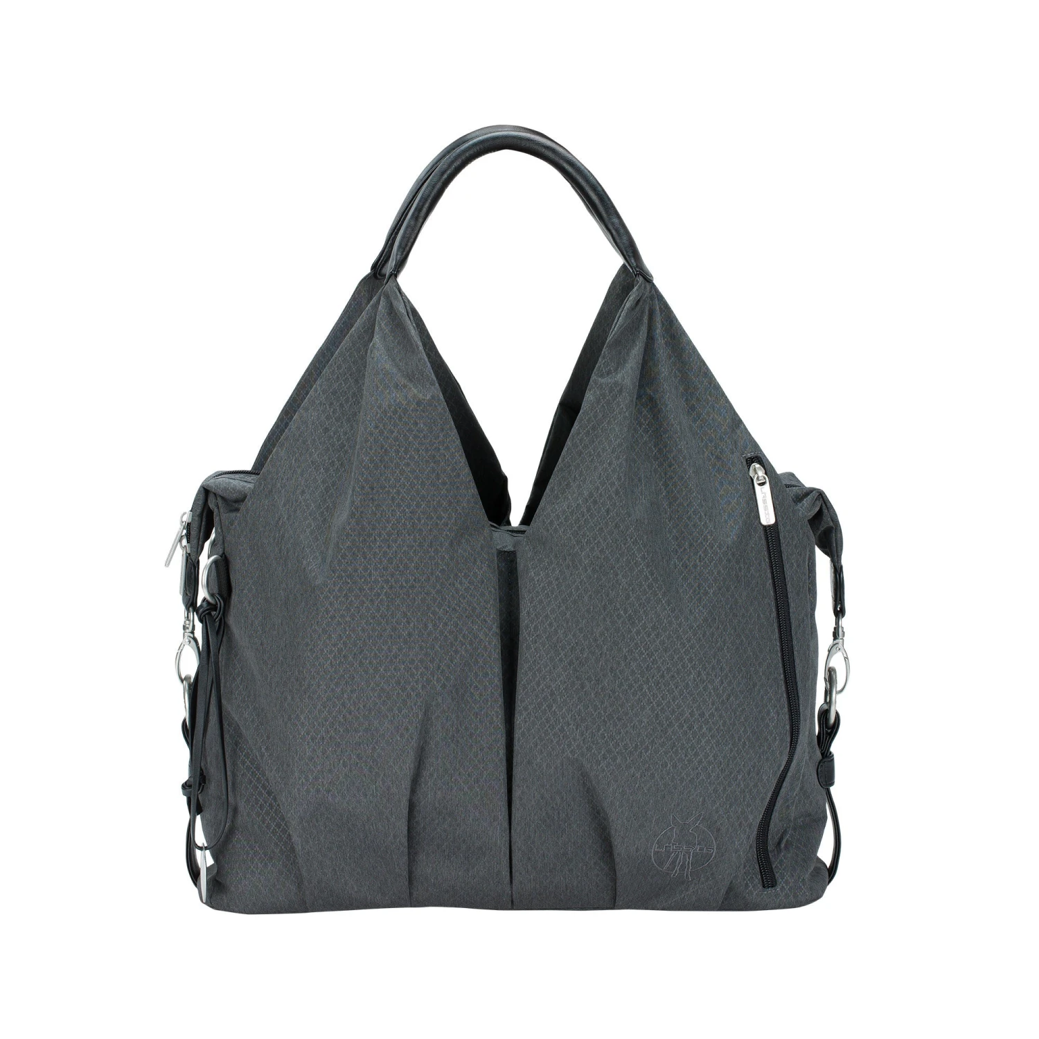 Lässig Lassig Baby Bag Neckline Bag Spin Dye Black 3 Lässig Lassig Baby Bag Neckline Bag Spin Dye Black