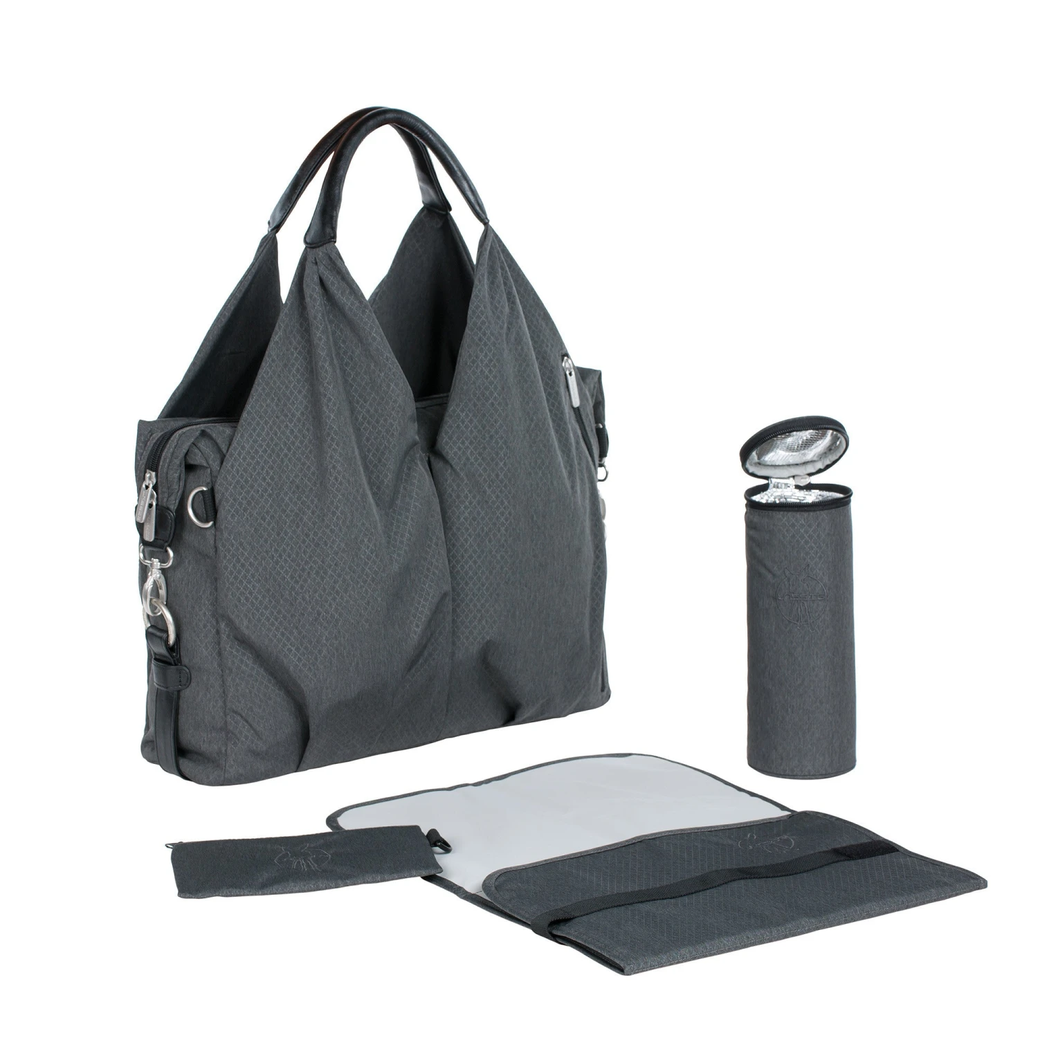 Lässig Lassig Baby Bag Neckline Bag Spin Dye Black 5 Lässig Lassig Baby Bag Neckline Bag Spin Dye Black