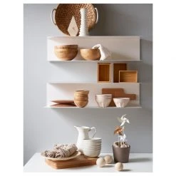 Ikea Botkyrka Wall Shelf White 80x20 Cm