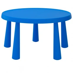 Ikea Kiddie Mammut Round Table Blue