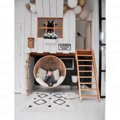 Tapis Petit Rug Jet Black 160 X 120 Cm Décor