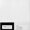 Meyco White Fitted Sheet 2 Pack 120 X 60 Cm Linen