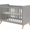 Bopita Fenna Cot 60 X 120 Grey/ Natural Baby Furniture